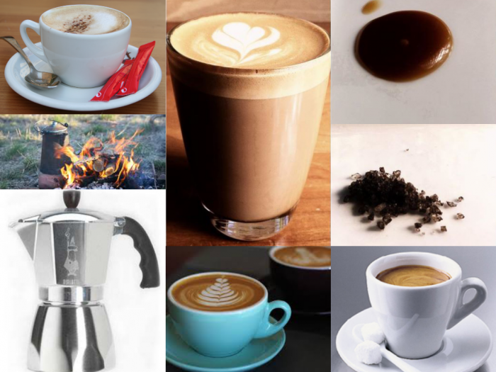 Coffee collage